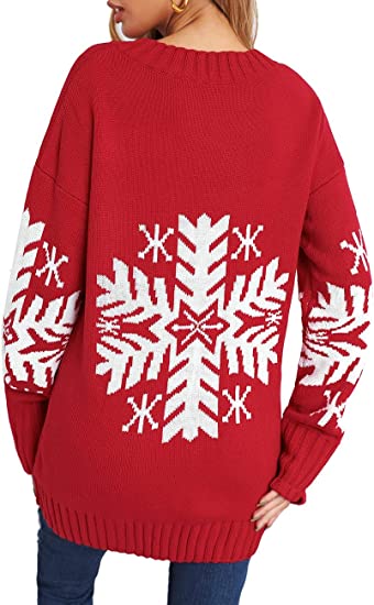 Ugly Christmas Tree Reindeer Holiday Sweater