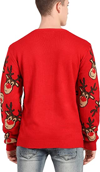 Cool Reindeer Cute Christmas Sweater