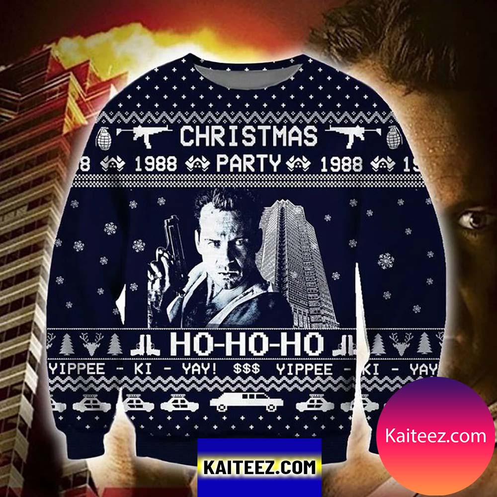 Die Hard Christmas Ho Ho Ho Sweater