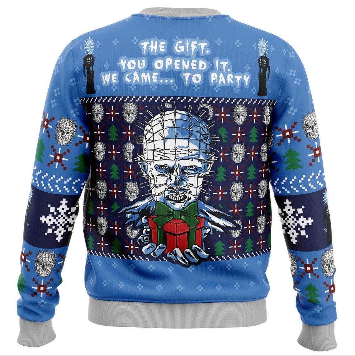 Hellraiser Ugly Knitted Christmas Sweater