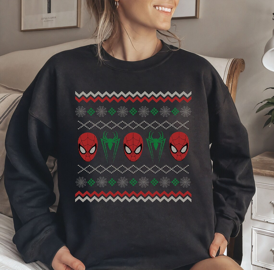 Spider-man Christmas Gift Sweater