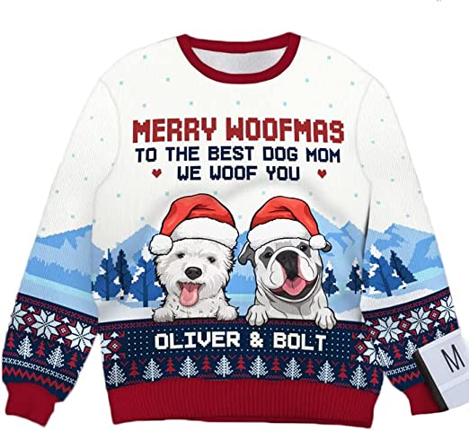 Personalized Sweater Gift for Pet Lovers Christmas