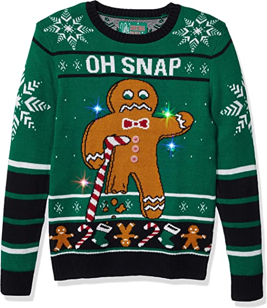 Oh Snap Gingerman Ugly Christmas Sweater