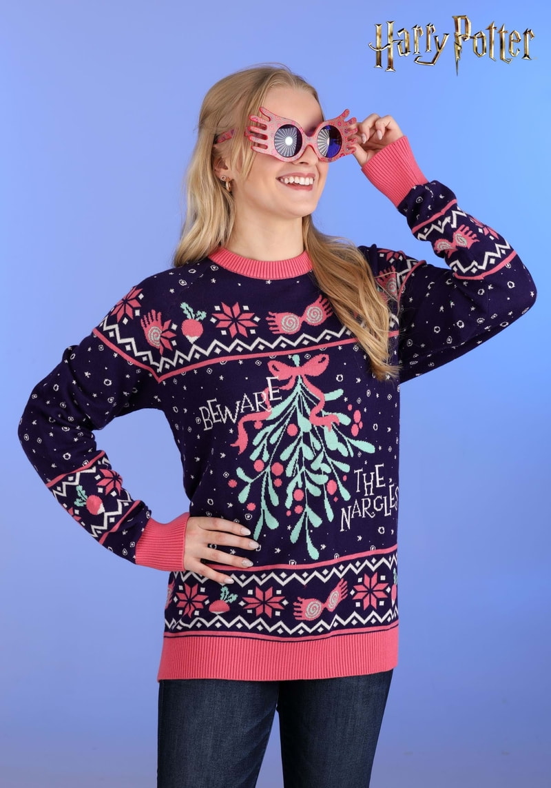 Harry Potter Luna Lovegood Ugly Sweater for Adults