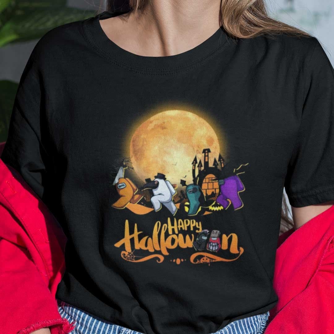 Among Us T Shirt Happy Halloween