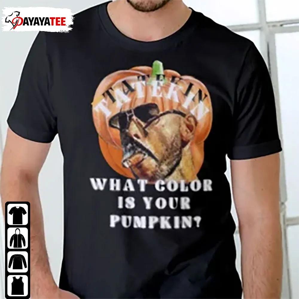 Andrew Tate Top G What Color Is Your Pumpkin Shirt Halloween Gift - Ingenious Gifts Your Whole Family