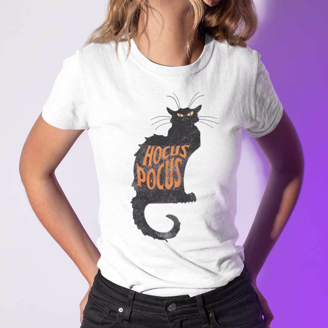 Black Cat Hocus Pocus Shirt Halloween Gift