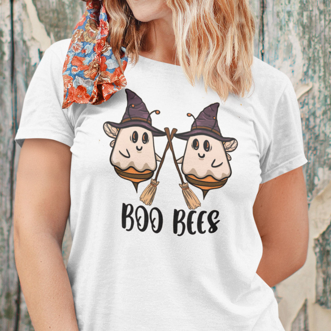 Boo Bees T Shirt Witch Halloween