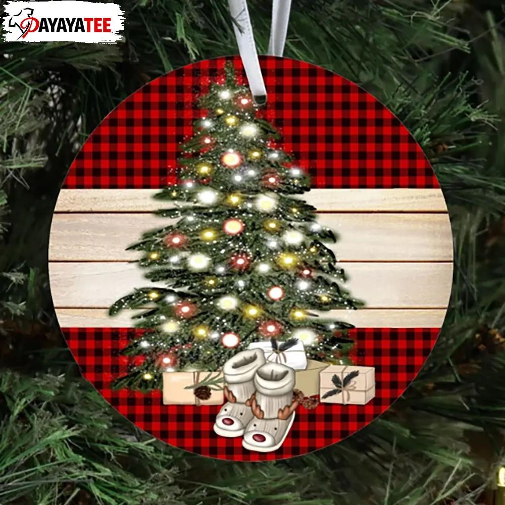 Buffalo Plaid Christmas Ornament Christmas Tree Gift - Ingenious Gifts Your Whole Family