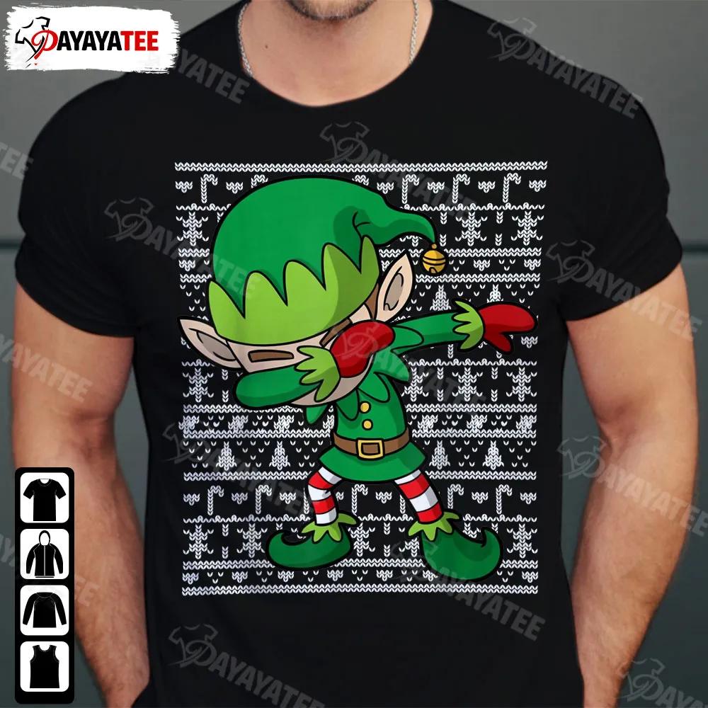 Christmas Dabbing Elf Squad Shirt Funny Xmas Family Matching Outfit To Xmas Party - Ingenious Gifts Your Whole Family