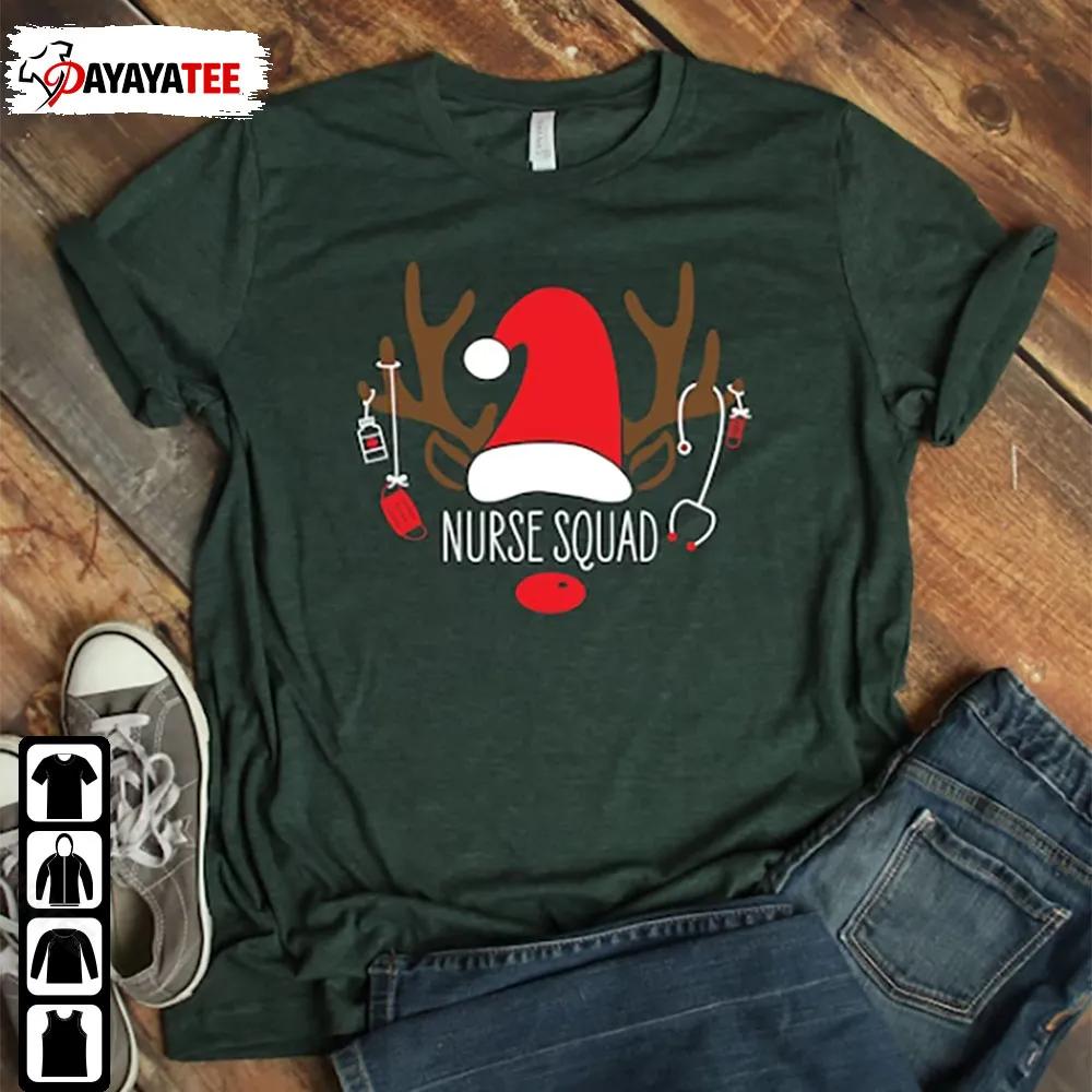 Christmas Nurse Squad Shirt Sweatshirt Hoodie Gift Ideas For Nurse - Ingenious Gifts Your Whole Family