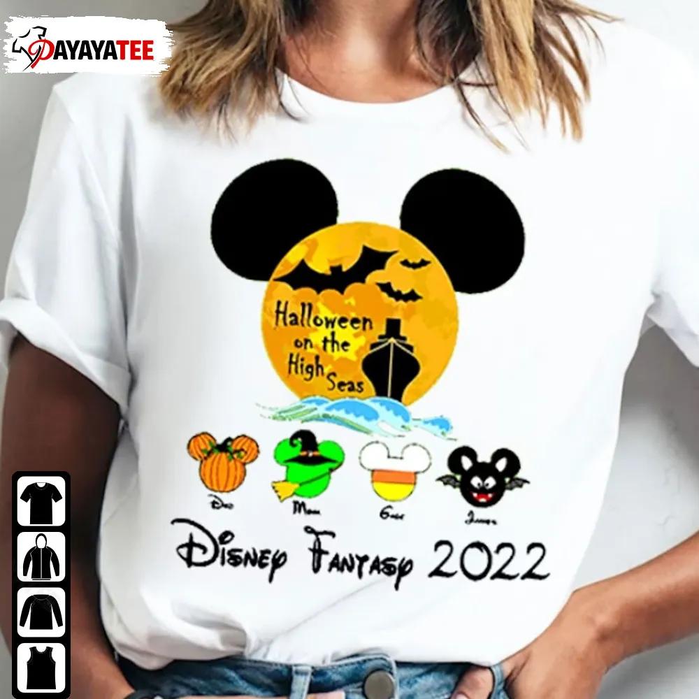 Disney Cruise Halloween Shirt Disney Fantasy Halloween On The High Seas Merch - Ingenious Gifts Your Whole Family