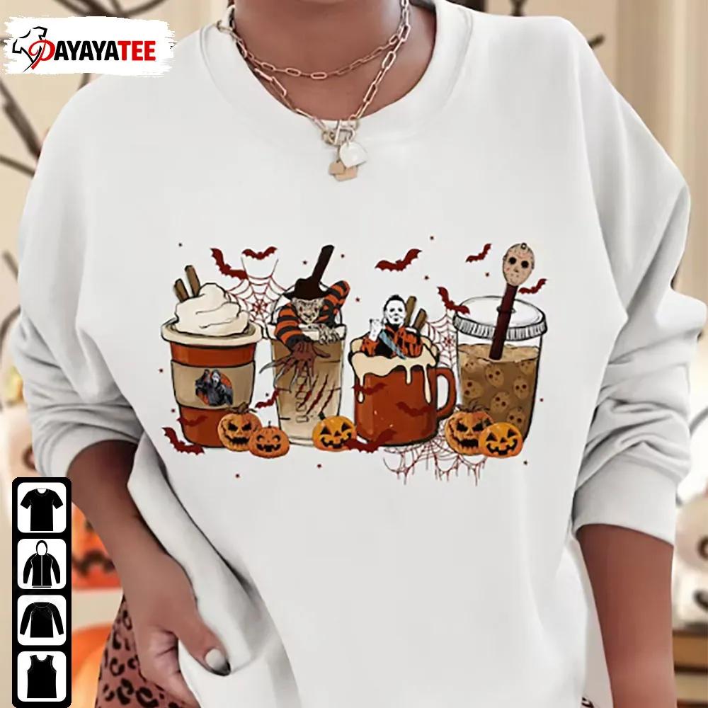 Disney Halloween Horror Movie Characters Inspired Coffee Shirt - Ingenious Gifts Your Whole Family