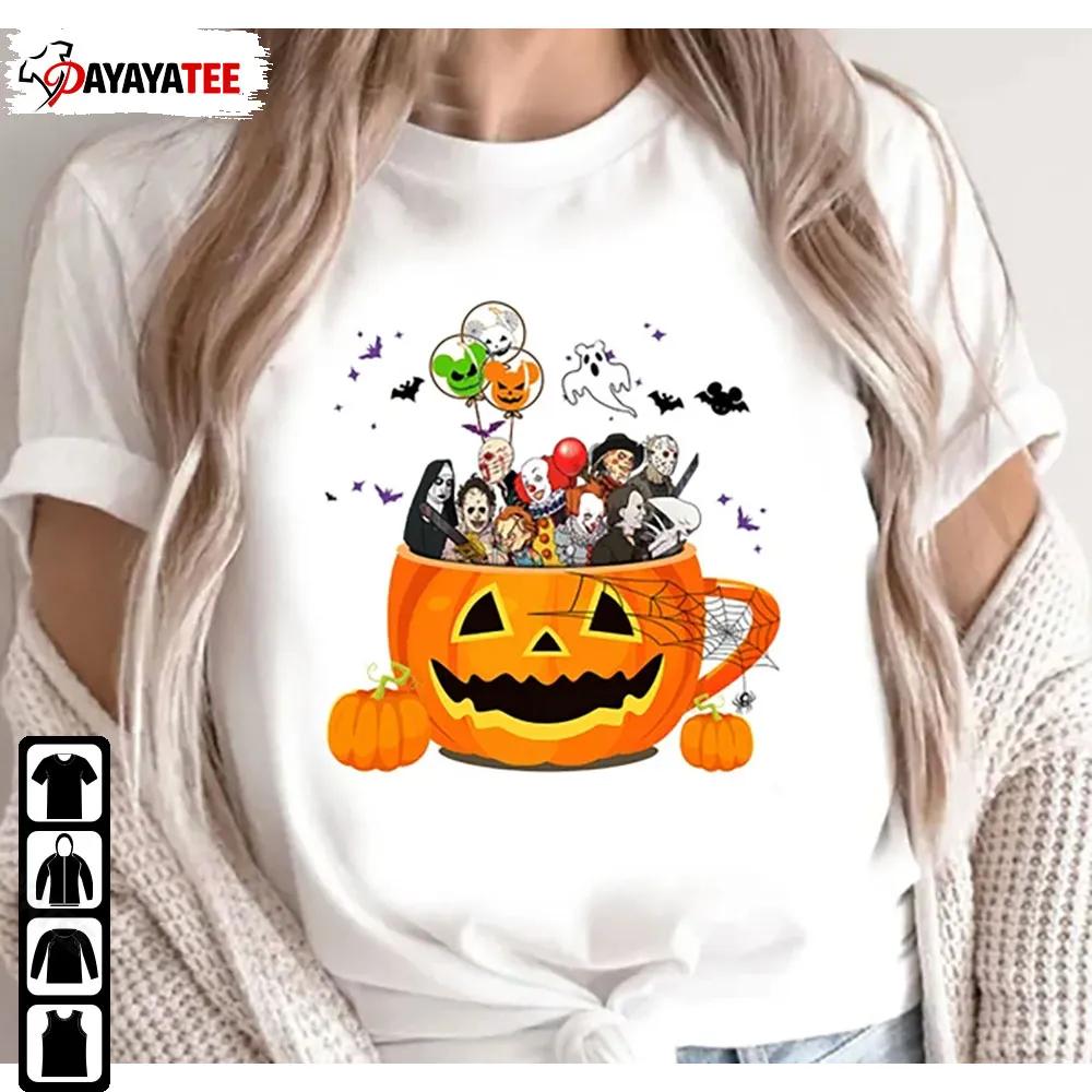 Disney Teacup Halloween Shirt Horror Movie Pumpkin Teacup - Ingenious Gifts Your Whole Family
