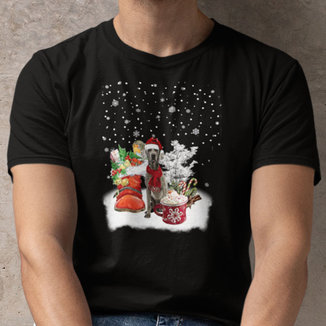 Dog Christmas Shirt Weimaraner Lovers