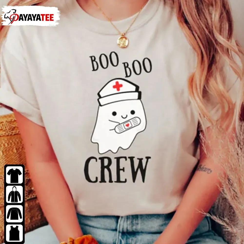 Funny Boo Boo Crew Shirt Ghost Crna Halloween Rn Rna - Ingenious Gifts Your Whole Family