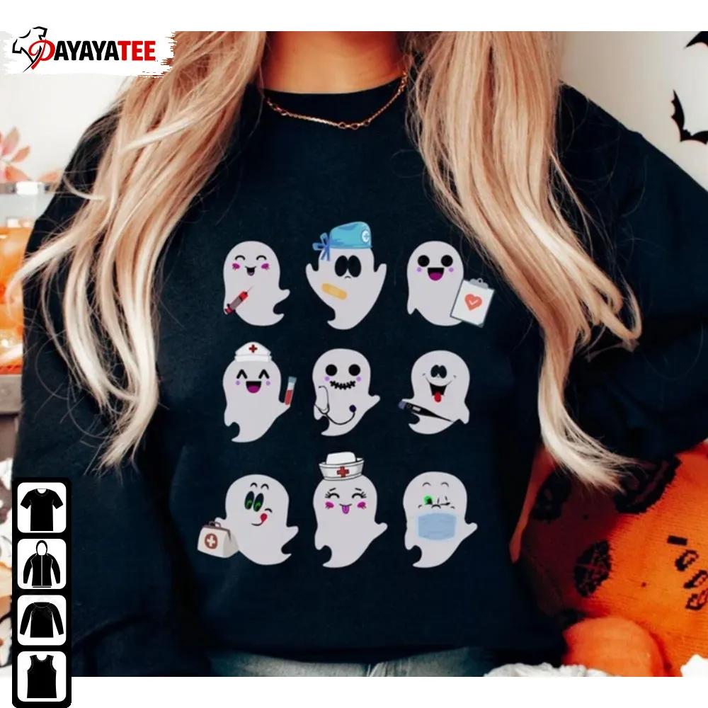 Funny Spooky Season Sweatshirt Crna Halloween Nursing Pediatric - Ingenious Gifts Your Whole Family