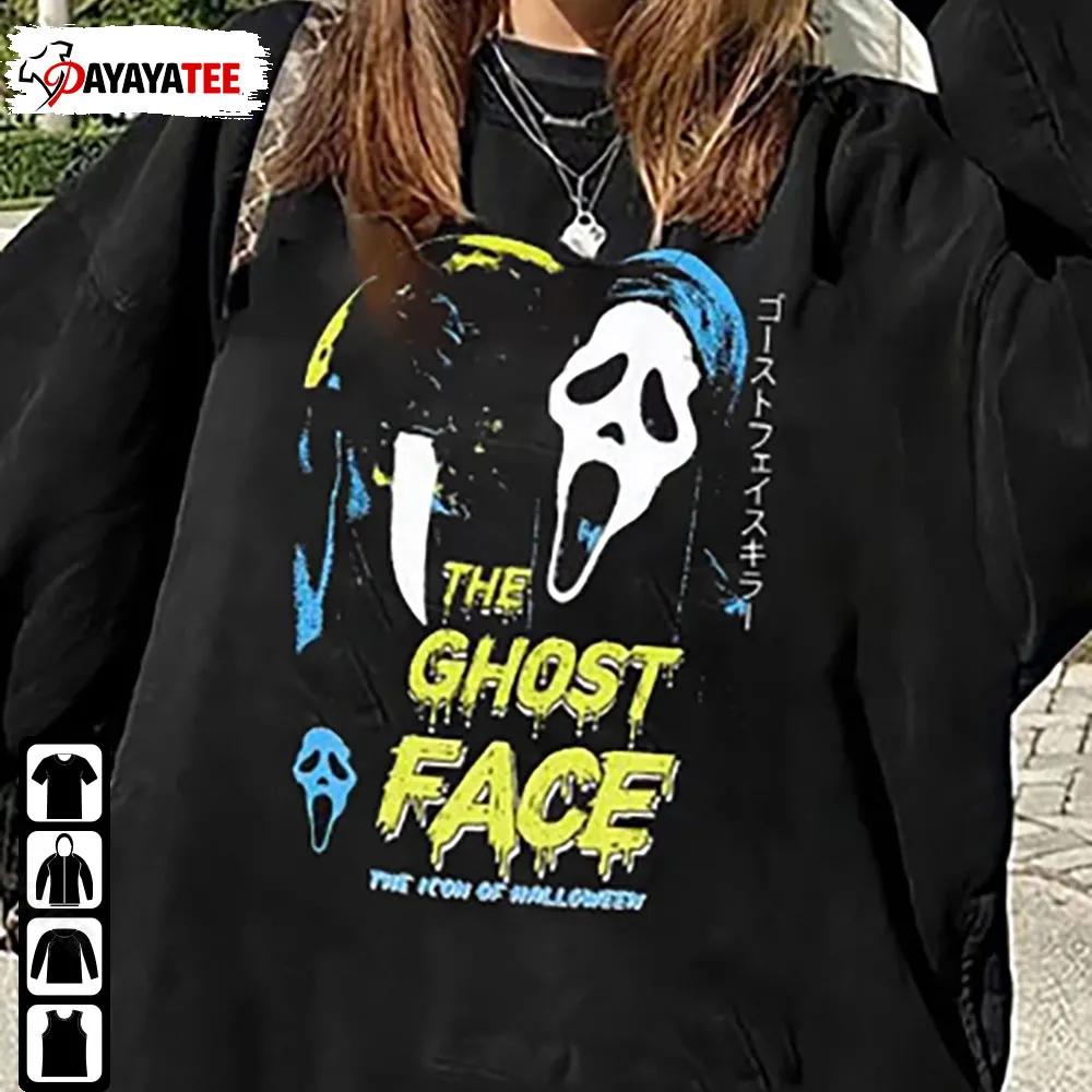 Ghost Face The Icon Of Halloween Sweatshirt Ghostface Scream Movie - Ingenious Gifts Your Whole Family