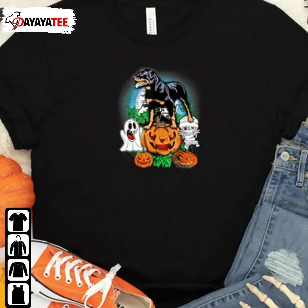Ghost Rottweiler Dog Halloween Spooky Pumpkin Unisex - Ingenious Gifts Your Whole Family