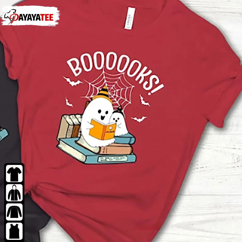 Halloween Booooks Ghost Books Shirt Librarian Gift Book Lover - Ingenious Gifts Your Whole Family