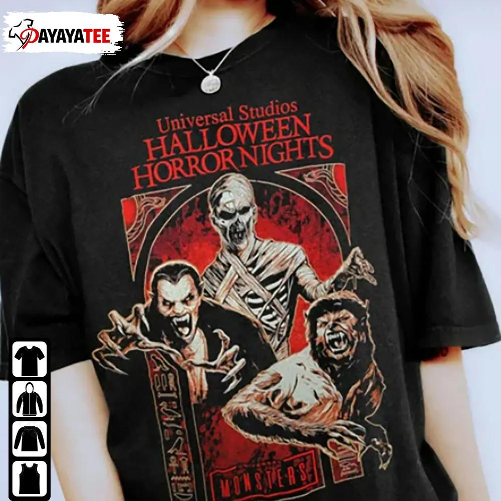 Halloween Horror Nights 2022 Universal Monsters Legends Collide Shirt - Ingenious Gifts Your Whole Family