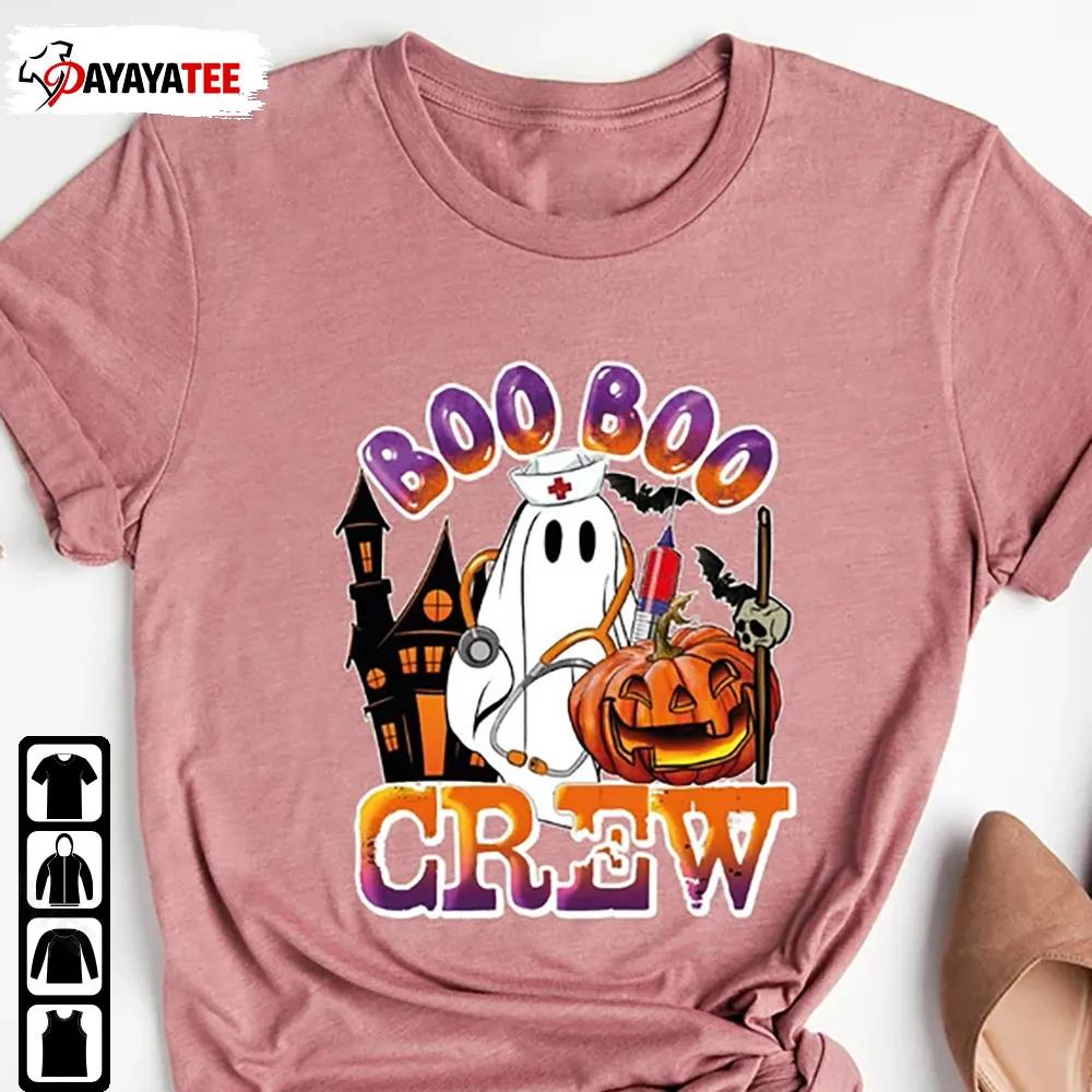 Halloween Nurse Shirt Boo Boo Crew Pumpkin Spooky Season Unisex - Ingenious Gifts Your Whole Family