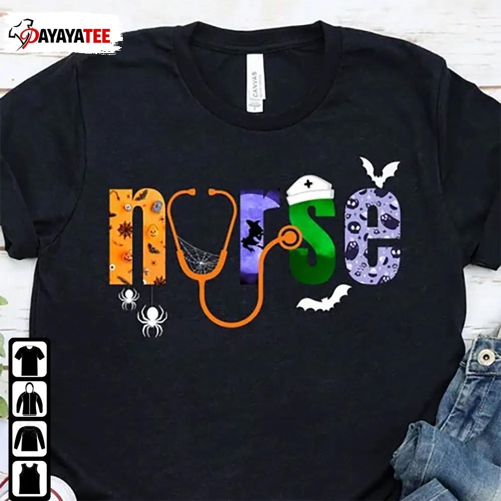 Halloween Nurse Shirt Nursing Nurse Fall Halloween Gift - Ingenious Gifts Your Whole Family