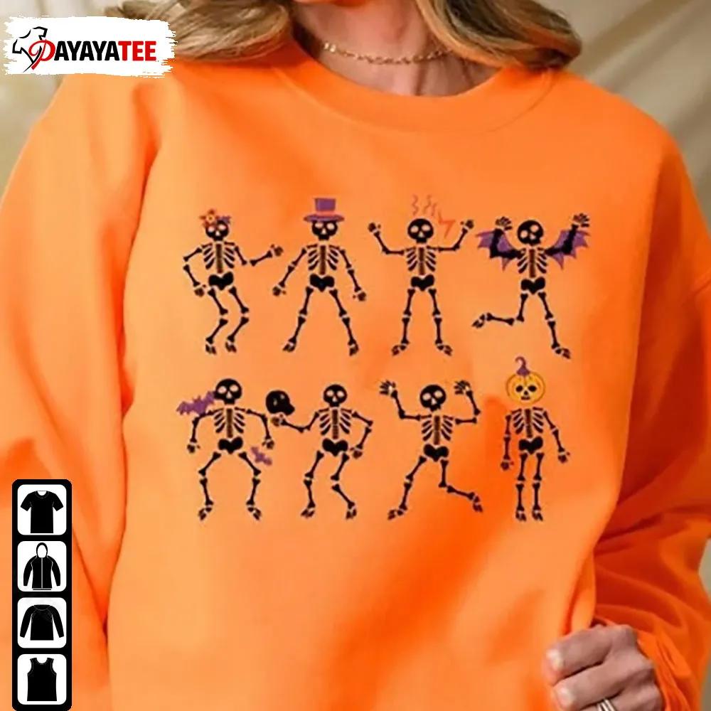Halloween Party Dancing Skeleton Shirt Skeletons Happy Halloween - Ingenious Gifts Your Whole Family