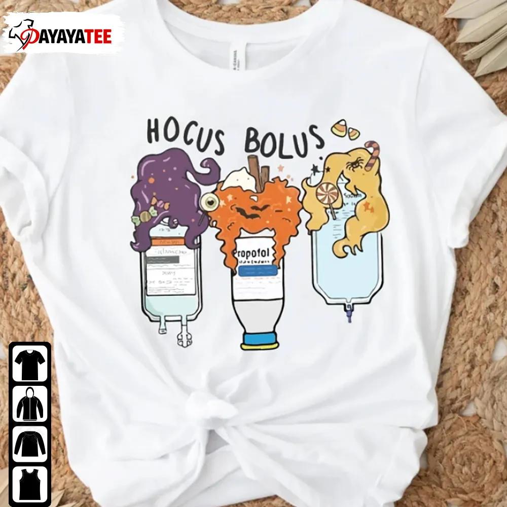 Hocus Polus Nurse Crna Halloween Shirt Propofol Fentanyl - Ingenious Gifts Your Whole Family