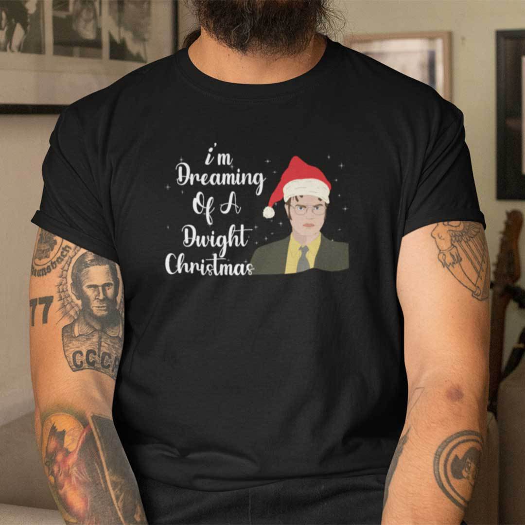 Im Dreaming Of A Dwight Christmas Shirt The Office TV Show Christmas