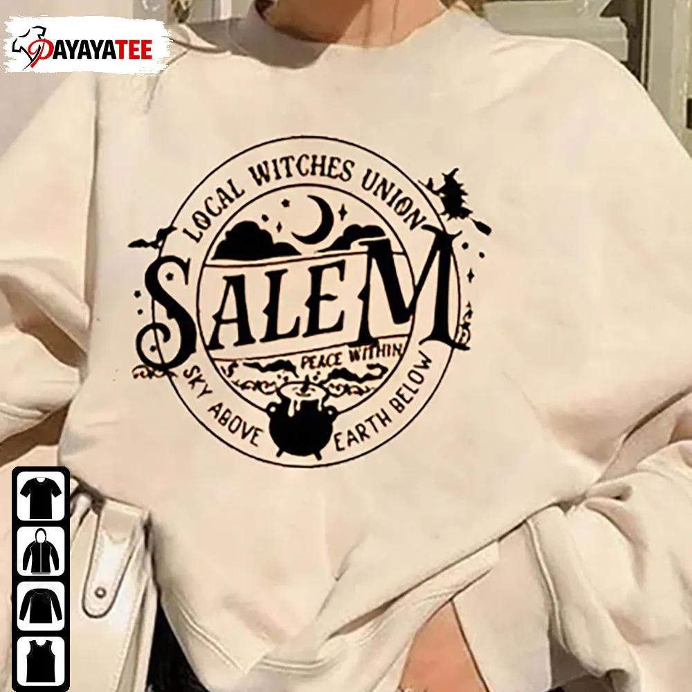 Local Witches Union Salem Sweatshirt Witch Halloween Sanderson Sister - Ingenious Gifts Your Whole Family