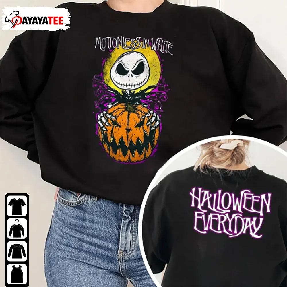 Motionless In White Halloween Everyday Shirt Trinity Of Terror 2022 Tour Merch - Ingenious Gifts Your Whole Family