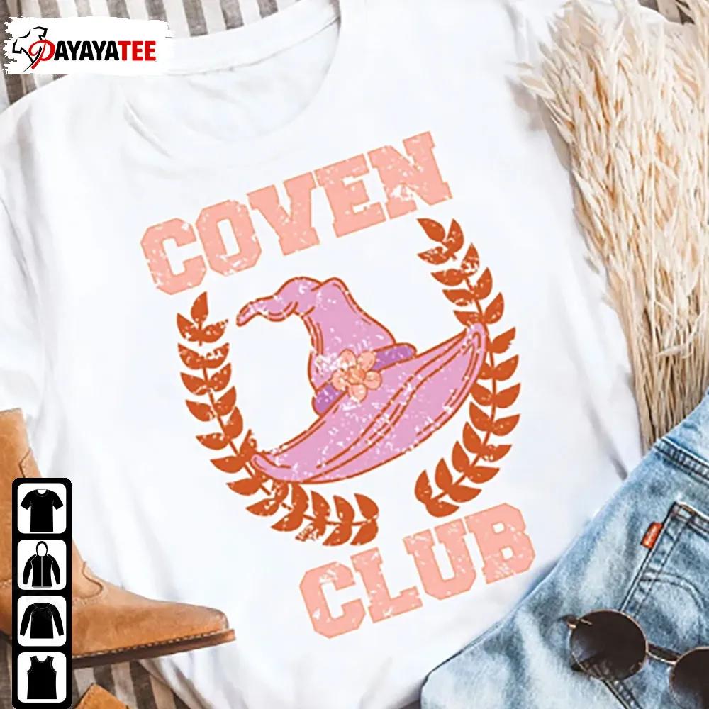 Retro Boho Coven Club Shirt Halloween Witche Hat - Ingenious Gifts Your Whole Family
