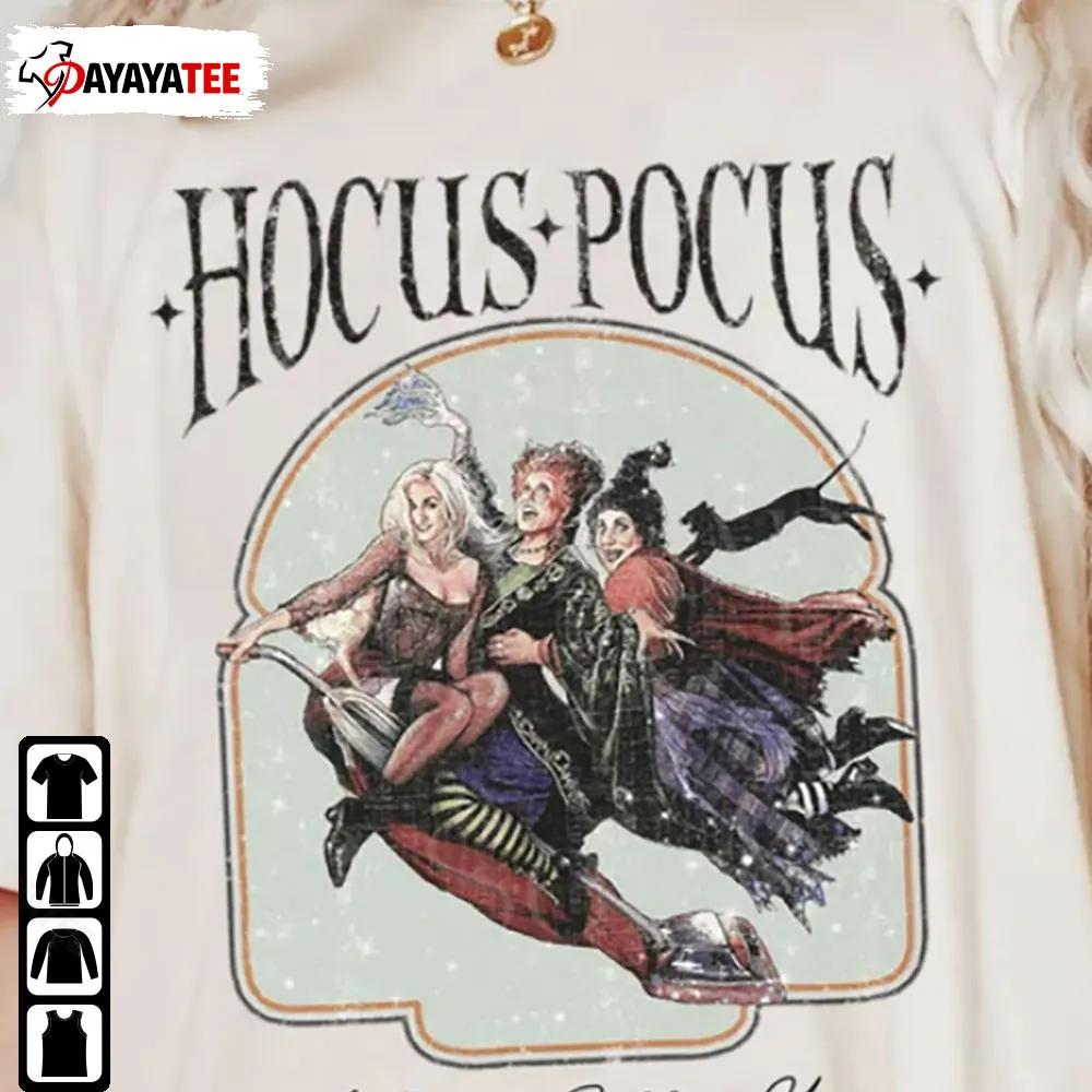Retro Halloween Hocus Pocus Shirt I Put A Spell On You Witchy Sanderson Sisters - Ingenious Gifts Your Whole Family