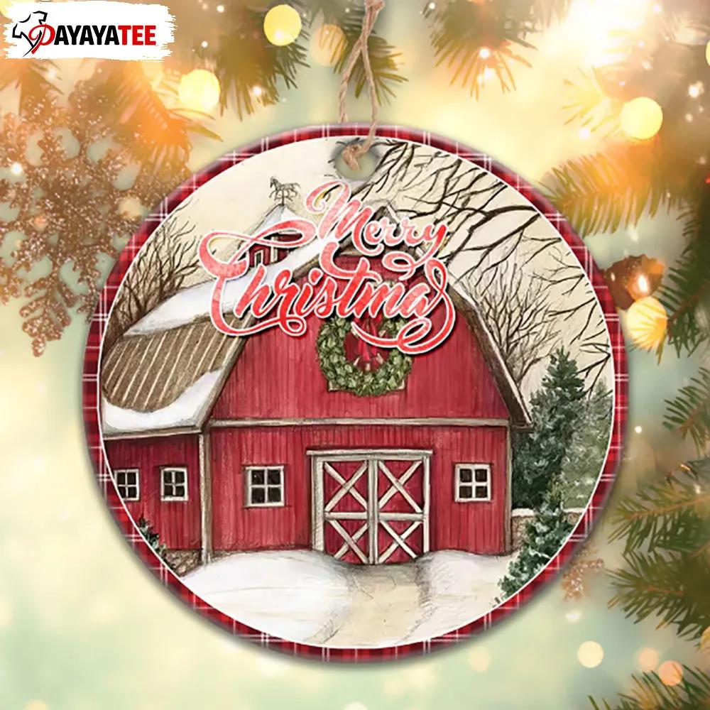 Rustic Woodland Christmas Ornament Woodland Barn Winter Scenes - Ingenious Gifts Your Whole Family