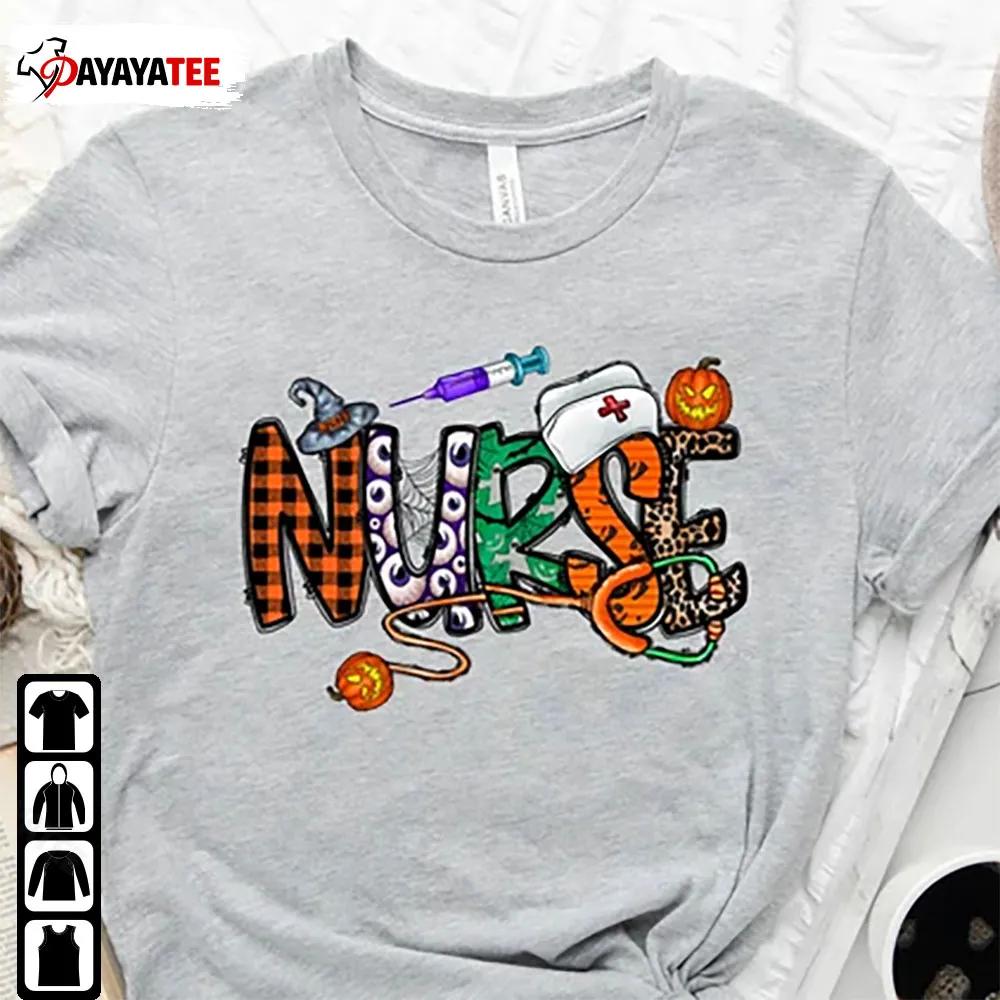 Spooky Nurse Halloween Shirt Nursing Student Gift For Nurse - Ingenious Gifts Your Whole Family