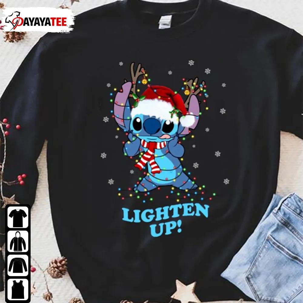 Stitch And Lilo Lighten Up Christmas Gorgeous Reindeer Shirt Gift Ideas For Her - Ingenious Gifts Your Whole Family