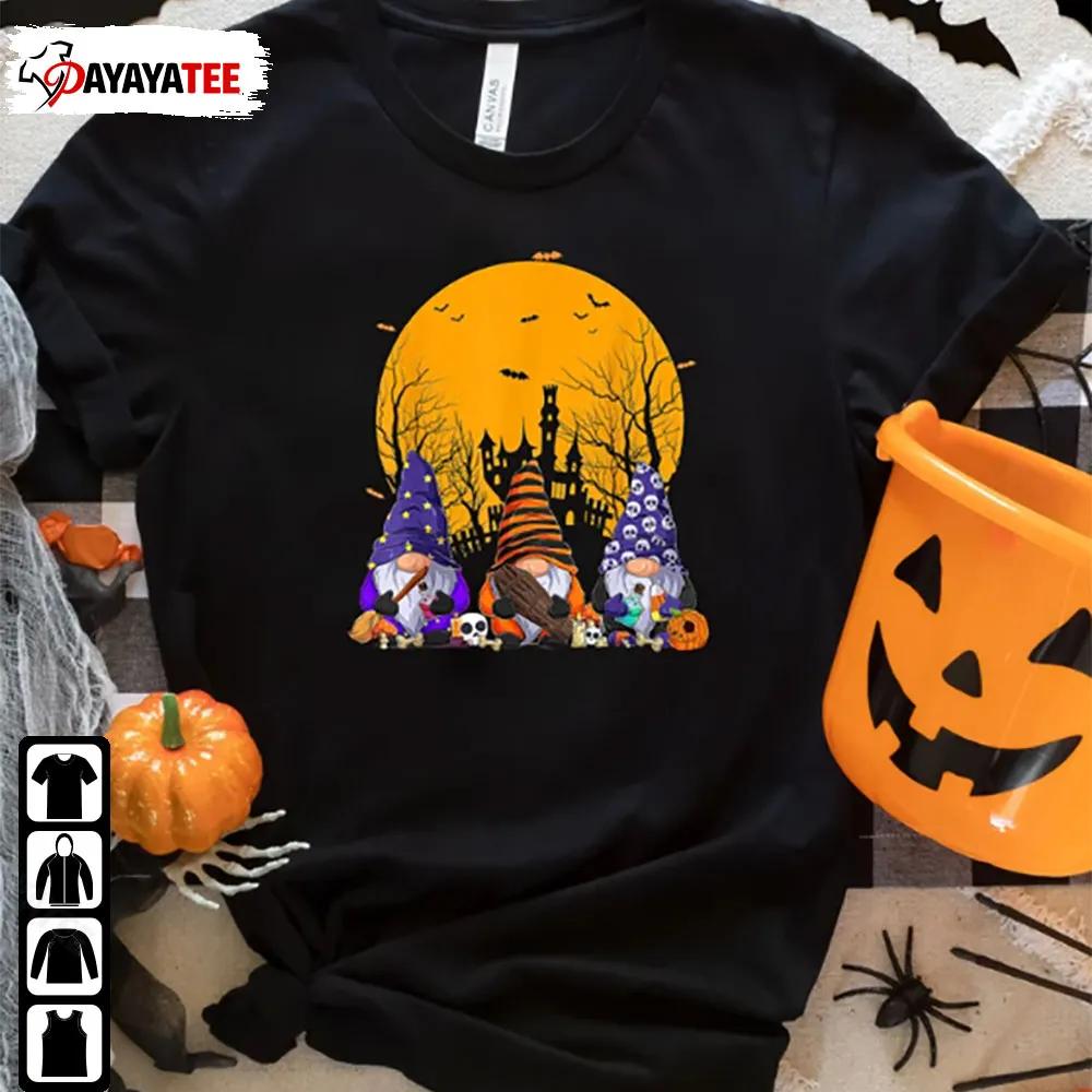 Thanksgiving Halloween Gnome Cute Fall Spooky Season Shirt - Ingenious Gifts Your Whole Family