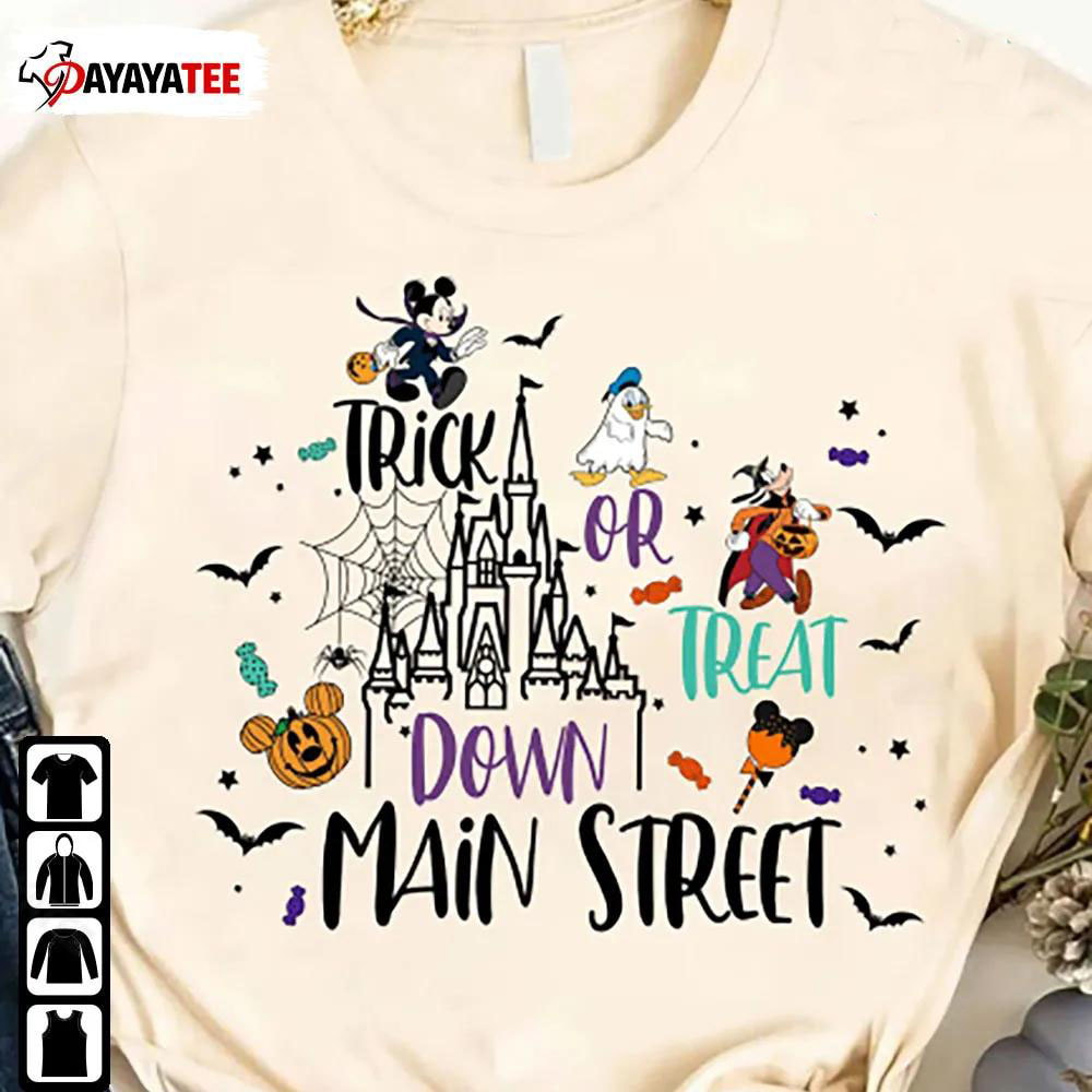 Trick Or Treat Down Main Street Shirt Disney Family Halloween Magic Kingdom - Ingenious Gifts Your Whole Family