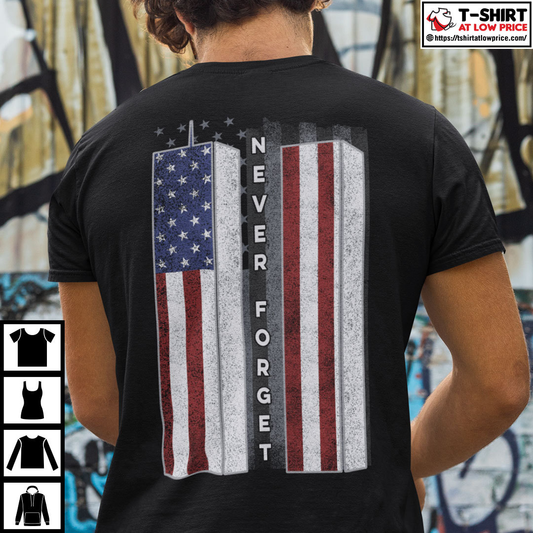 Veteran Shirt Never Forget American Flag