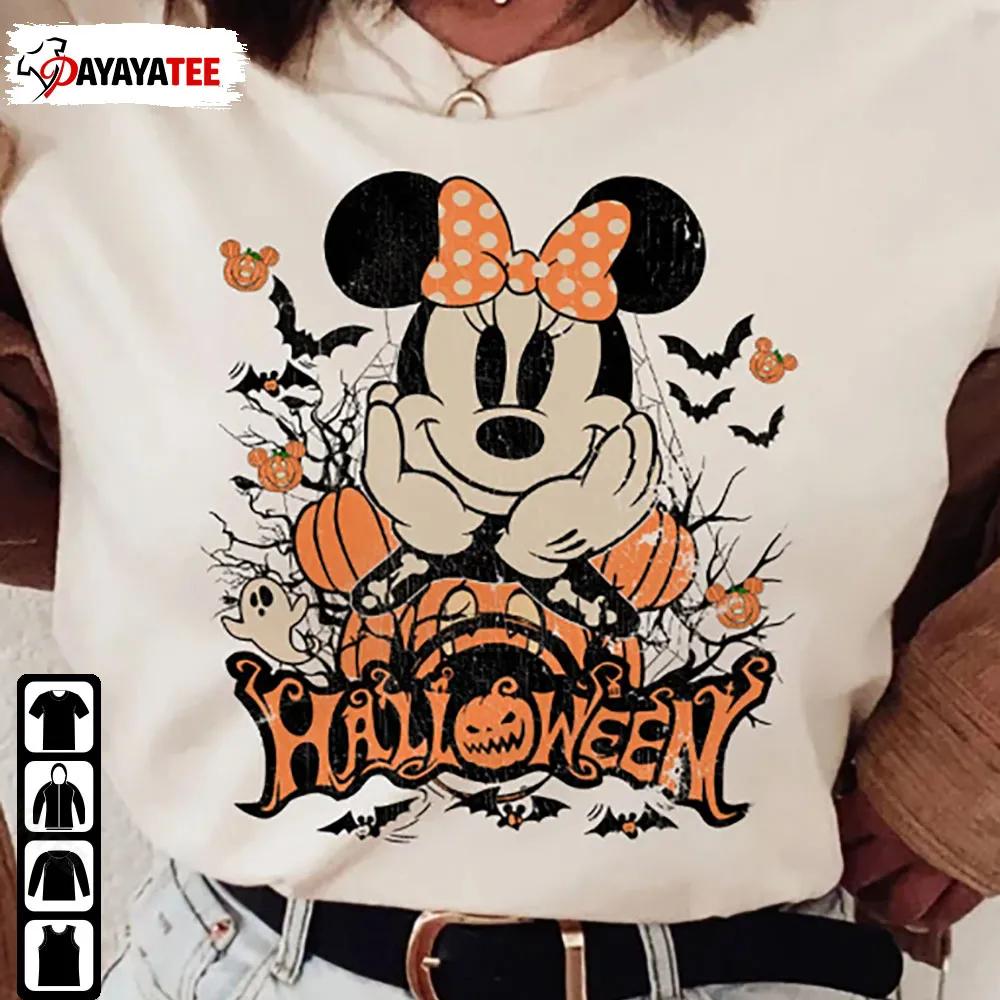 Vintage Disney Minnie Halloween Shirts Disney Halloween Couple Matching - Ingenious Gifts Your Whole Family