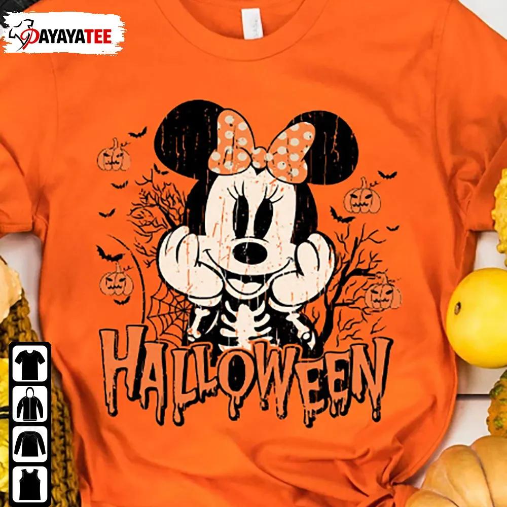 Vintage Disney Minnie Halloween Shirts Disney Halloween Family Matching - Ingenious Gifts Your Whole Family