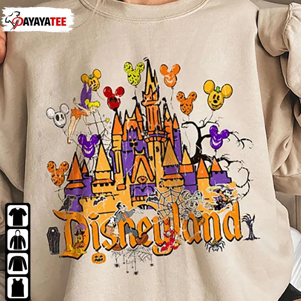 Vintage Disneyland Castle Halloween Shirt Disney Halloween Family - Ingenious Gifts Your Whole Family