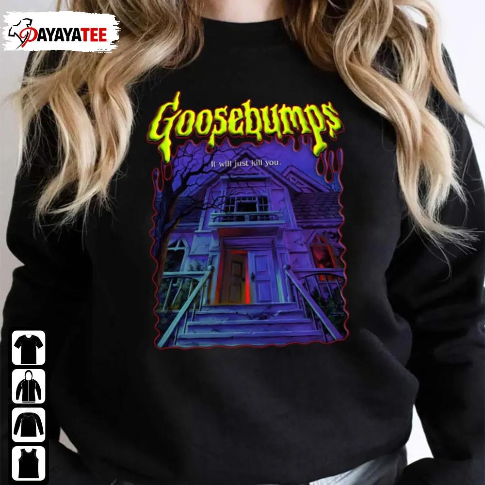Vintage Goosebumps Horrorland Halloween Monster Sweatshirt Shirt - Ingenious Gifts Your Whole Family