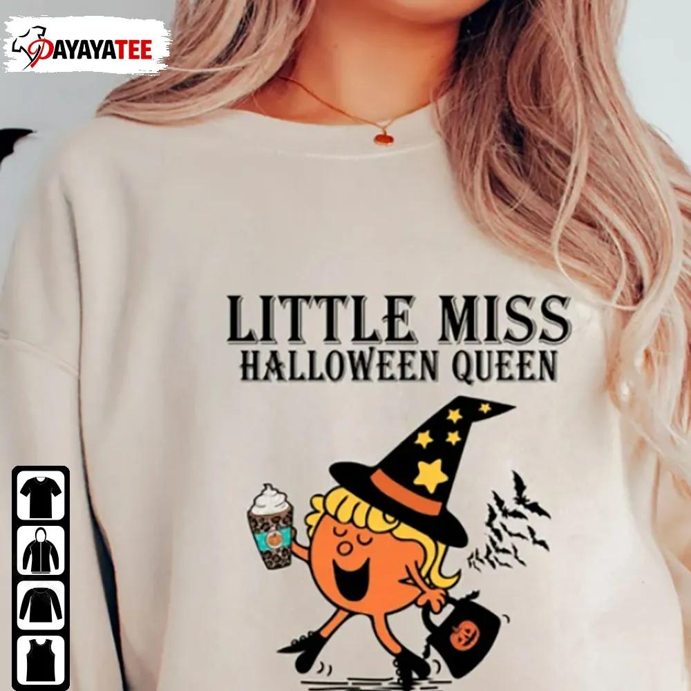 Vintage Little Miss Halloween Shirt Spooky Season Unisex - Ingenious Gifts Your Whole Family