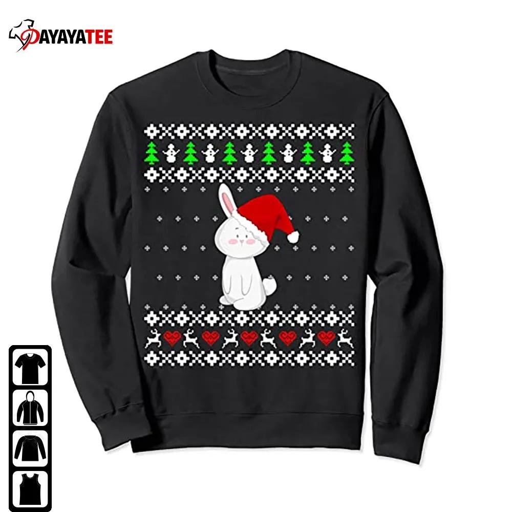 Bad Bunny Rabbit Ugly Christmas Shirt Sweatshirt - Ingenious Gifts Your Whole Family