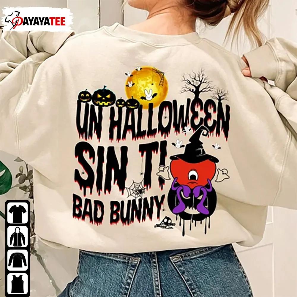 Bad Bunny Un Halloween Sin Ti Shirt Sad Heart Unisex - Ingenious Gifts Your Whole Family