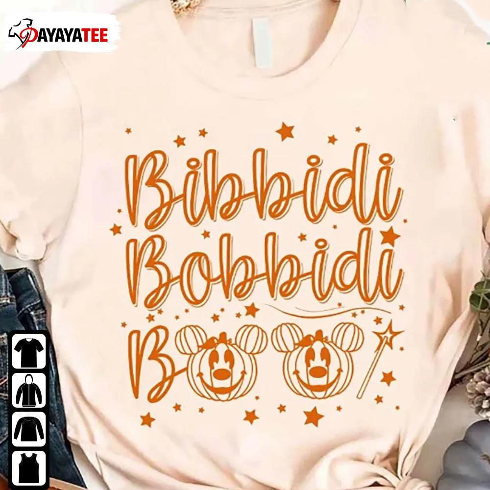 Bibbidi Bobbidi Boo Halloween Shirt Cinderella Princess Disney Trip - Ingenious Gifts Your Whole Family
