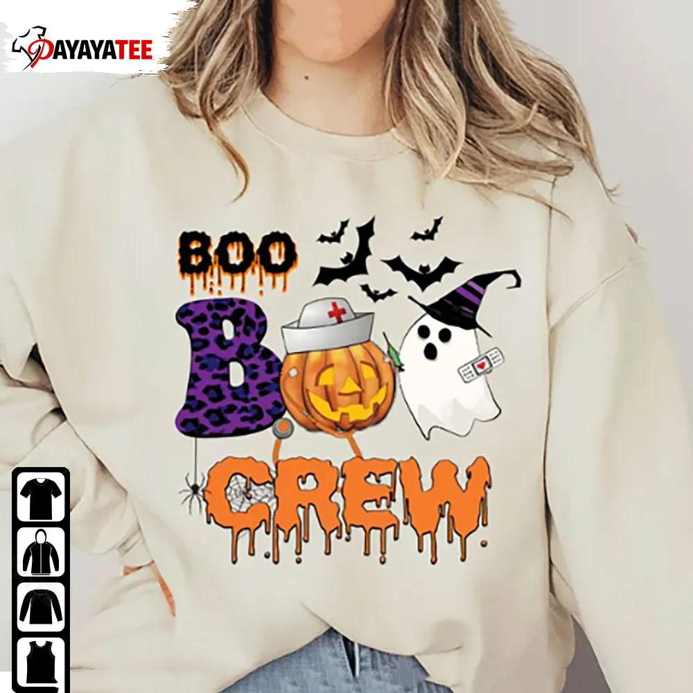 Boo Boo Crew Halloween Nurse Shirt Ghost Nursing Unisex - Ingenious Gifts Your Whole Family