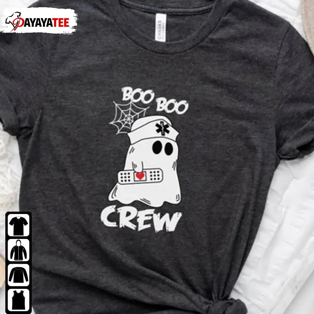 Boo Boo Crew Nurse Shirt Crna Halloween Unisex Merch Gift - Ingenious Gifts Your Whole Family